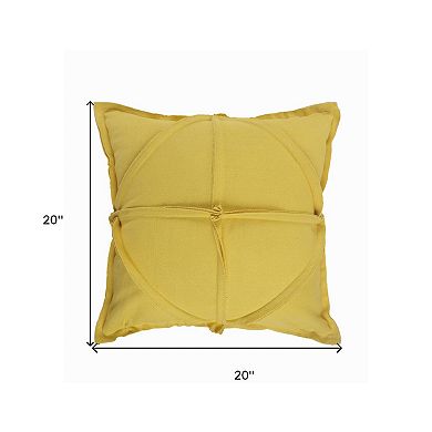 HomeRoots 20" Lemon Throw Pillow
