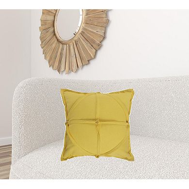 HomeRoots 20" Lemon Throw Pillow