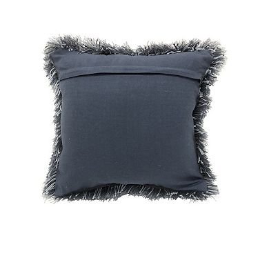 HomeRoots 18" Blue Throw Pillow