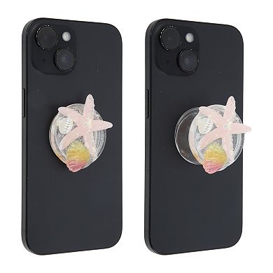 Starfish Shell Phone Grip for Enhanced Comfort and Convenience 1Pc