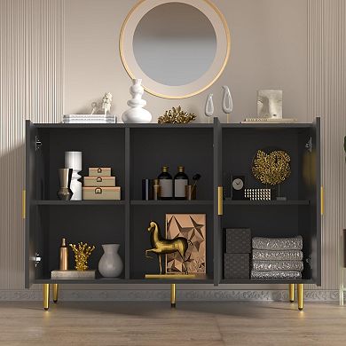 Suitable for three-door striped side cabinets in the living room, kitchen, and hallway