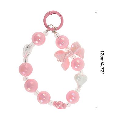 Heart Bow Phone Charm Stylish Accessory for Your Phone 1Pc