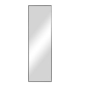 HomeRoots 71" Black Metal Leaning Framed Full Length Mirror