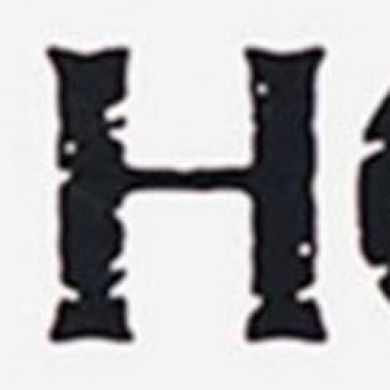 HomeRoots 14" X 12" Black And White Reversible Inspirational Love Text Wood Wall Decor