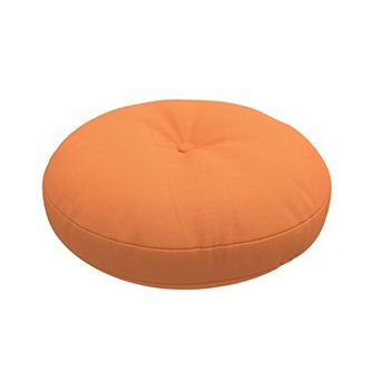 Covers&All Sunbrella Button Tufted Round Seat Cushion, 5" Outdoor/Indoor Pillow for Chair/Barstool