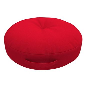 Covers&All Sunbrella Round Chair Cushion with Handle, 5" Outdoor/Indoor Seat Cushion & Floor Pillow