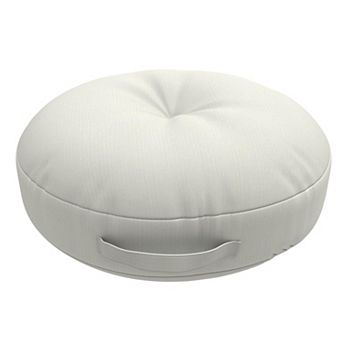 Covers&All Sunbrella Round Chair Cushions with Handle, Thick Outdoor/Indoor Seat Cushion and Floor