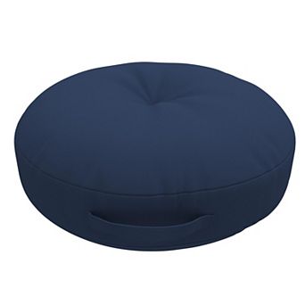 Covers&All Sunbrella Round Chair Cushion with Handle, 5" Outdoor/Indoor Seat Cushion & Floor Pillow