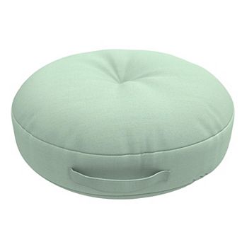Covers&All Sunbrella Round Chair Cushions with Handle, Thick Outdoor/Indoor Seat Cushion and Floor