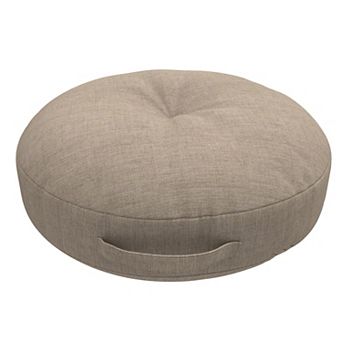 Covers&All Sunbrella Round Chair Cushion with Handle, 5" Outdoor/Indoor Seat Cushion & Floor Pillow
