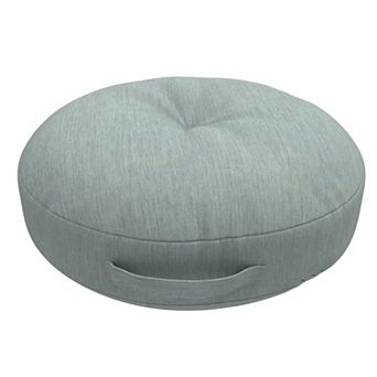 Covers&All Sunbrella Round Chair Cushions with Handle, Thick Outdoor/Indoor Seat Cushion and Floor