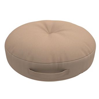 Covers&All Round Chair Cushions with Handle, Thick Outdoor/Indoor Seat Cushion and Floor Pillow