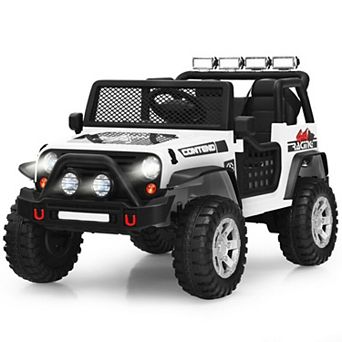 12V Kids Ride On Truck With Remote Control LED Lights And Music
