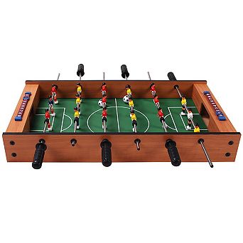 2 in 1 Air Hockey and Foosball Game Table for Indoor Outdoor Play