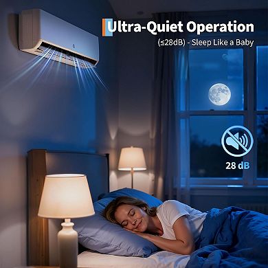 4 Zone Mini Split, 35000 BTU ODU Mini Split Ac/Heating System