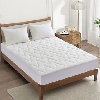 Unikome Quilted Cooling Down Alternative Mattress Pad