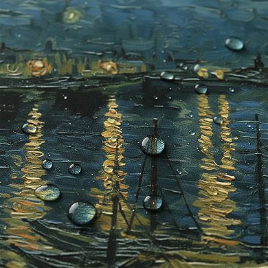 Gaming Mouse Pad Large Desk Mat with Impressionist Art Print for Keyboard Laptop and Office