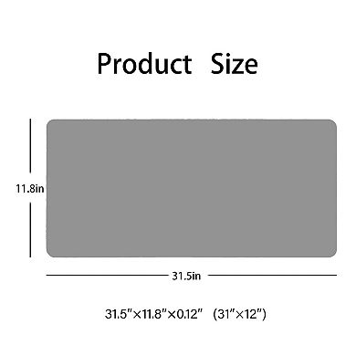 Gaming Mouse Pad Large Desk Mat with Impressionist Art Print for Keyboard Laptop and Office