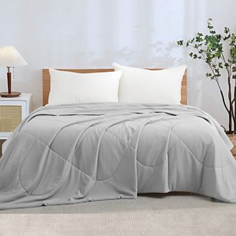 Unikome Ultra-cool Reversible Cooling Blanket for Hot Sleepers Oversize Blanket Silky Touch