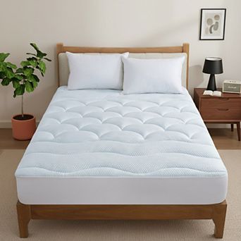 Unikome Ultra-Cool Sleep Cooling Mattress Pad with Down Alternative Comfort