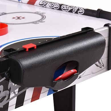 42-Inch Air-Powered Hockey Table with Electronic Scoring and 2 Pushers