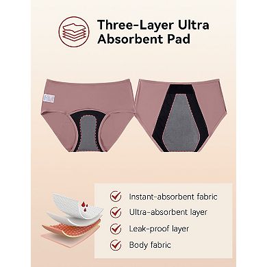 1-Pack Incontinence Underwear for Women 150ml High Absorbent Leakproof Panties Washable