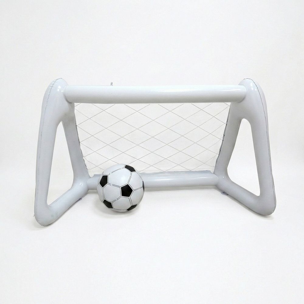 Inflatable Soccer Goal with Net Portable Backyard Lawn and Park Play