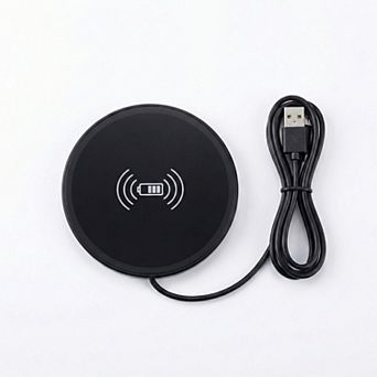 Wireless Charging Pad with USB Cable Fast Charging Compatible with Qi Enabled Devices