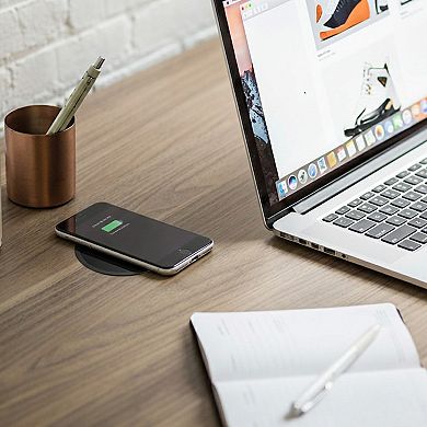 Wireless Charging Pad with USB Cable Fast Charging Compatible with Qi Enabled Devices