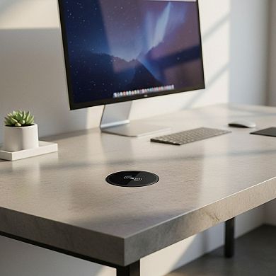 Wireless Charging Pad with USB Cable Fast Charging Compatible with Qi Enabled Devices