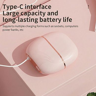 Cordless Thermal Hair Comb with Adjustable Heat Settings and Protective Travel Lid