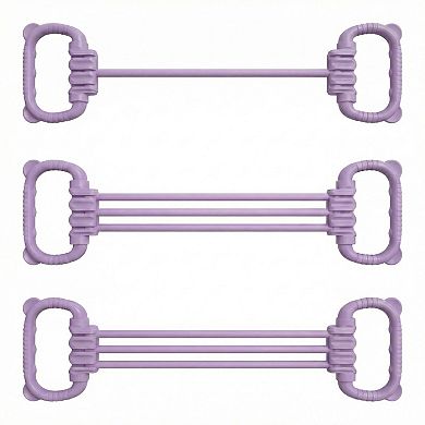 Resistance Exercise Band Bar with Dual Handles Elastic Stretch Training Fitness Tool