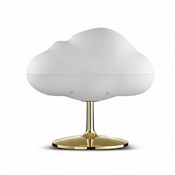 Cloud-Shaped Ultrasonic Humidifier with Warm LED Light and Mist Function