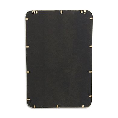 HomeRoots 30" Gold Metal Accent Mirror