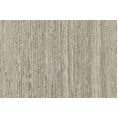 HomeRoots 35" Natural Wood Square Frame Mounted Dresser Mirror