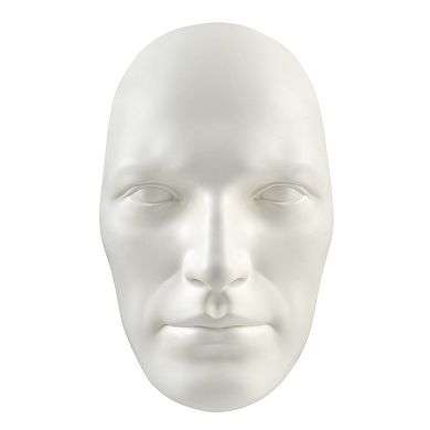 HomeRoots 28" X 17" White People Handmade Resin Wall Decor