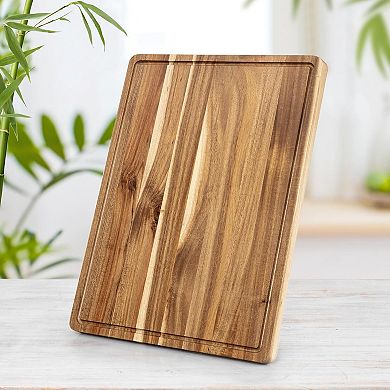 Extra Large Cutting Board, 24x18x1.2 Inch Acacia Wood Chopping Board for Kitchen