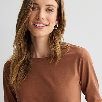 Women's Sonoma Goods For Life® Everyday Long Sleeve Crew Tee
