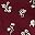 Burgundy Spaced Floral