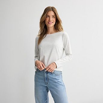 Women's Sonoma Goods For Life® Everyday Long Sleeve Crew Tee