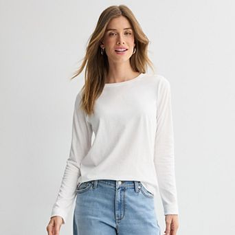 Women's Sonoma Goods For Life® Everyday Long Sleeve Crew Tee