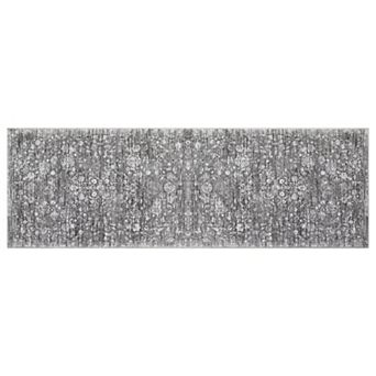 ANIXOL Vintage Floral Washable Area Rug Non-Slip Soft Low Pile Carpet