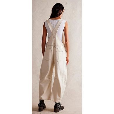 Women's Denim Overall Casual Straight Wide Leg Bib Jeans Adjustable Straps Stretch Denim Romper