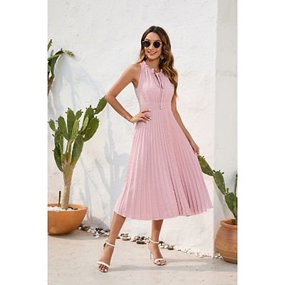 casual midi beach dresses for women Wiholl Summer Dresses for Women Flowy Casual Midi Dress Beach Vacation Sundresses with Pockets, Women's, Size: Small