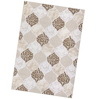 ANIXOL Washable Farmhouse Area Rug Soft Stain Resistant Carpet