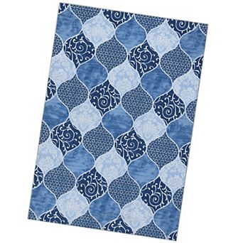 ANIXOL Washable Farmhouse Area Rug Soft Stain Resistant Carpet