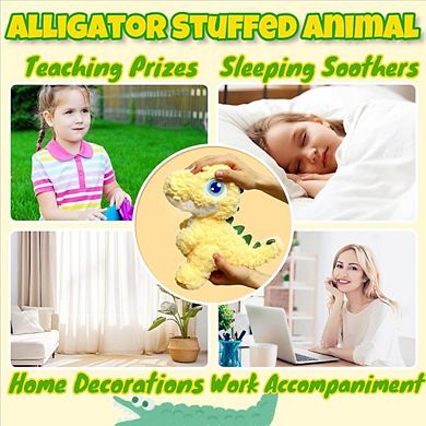 Ten Inch Dinosaur Alligator Plush Toy