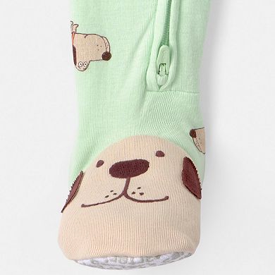 Baby Boy Carter's Puppy Snug Fit Zip-Up Pajamas