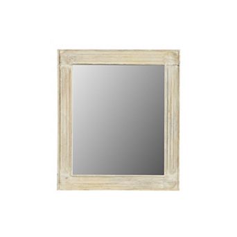 HomeRoots 40" White Solid Wood Framed Accent Mirror