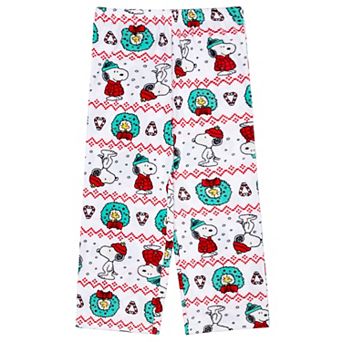 Girls 6-12 Peanuts Christmas Fun Pajama Pants